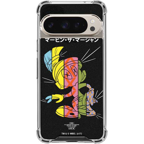 Looney Tunes Marvin the Martian Sliced Juxtapose Pixel 9/9 Pro Clear Case